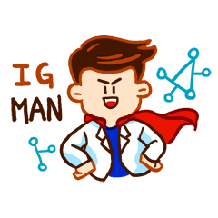 [LINEスタンプ] IG-MAN