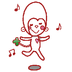 [LINEスタンプ] おさるのよつば