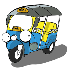 [LINEスタンプ] TukTukThailand