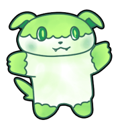 [LINEスタンプ] Green Dog Tree