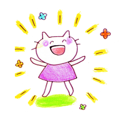 [LINEスタンプ] 心にお日さま ひかりちゃん