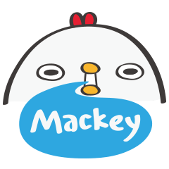 [LINEスタンプ] 私はMackeyです