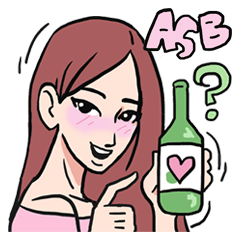 [LINEスタンプ] AsB - Club SoJu / You Know We Drunk