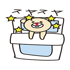 [LINEスタンプ] クマのトナカイさん