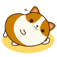 [LINEスタンプ] Plump Corgi Puipui