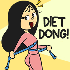 [LINEスタンプ] Ayo Diet！