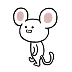 [LINEスタンプ] ネズミちゃん 3
