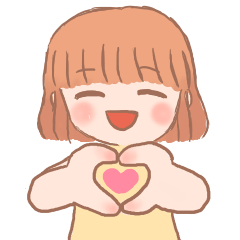 [LINEスタンプ] ハートでお返事♡