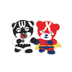 [LINEスタンプ] Panda Woof - Pandayok and Kumayuk