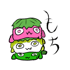 [LINEスタンプ] まるち部の もっちー