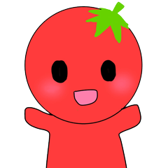 [LINEスタンプ] 頑張るトマトのピコちゃん