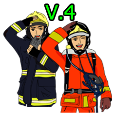 [LINEスタンプ] Firefighters Thailand Fanclub Vol.4