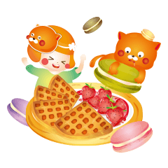 [LINEスタンプ] Meal timesの画像（メイン）