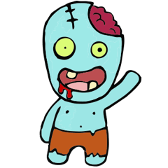 [LINEスタンプ] zombie friend