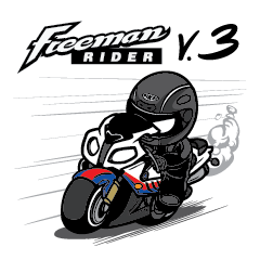 [LINEスタンプ] Freeman Rider V.3