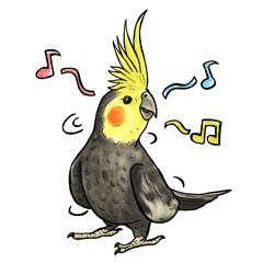 [LINEスタンプ] parrot like to talk