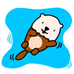 [LINEスタンプ] Petite Otter (TH)