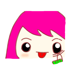 [LINEスタンプ] My sticker "Joo-Jup" kawaii girl (THAI)