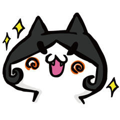 [LINEスタンプ] もみあげにゃんこ