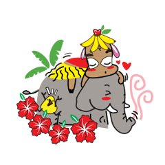 [LINEスタンプ] Tai@toon I love her every day.