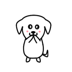 [LINEスタンプ] 癒し犬 マルの画像（メイン）