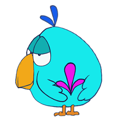 [LINEスタンプ] Bored Chicken