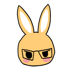 [LINEスタンプ] I go！ Rabbits！