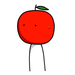 [LINEスタンプ] Apple  Man