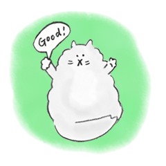 [LINEスタンプ] もーと鳴く猫、モジャ。