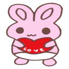 [LINEスタンプ] らぶうさぱんだ。。2