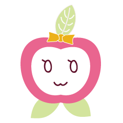 [LINEスタンプ] Ms. Apple