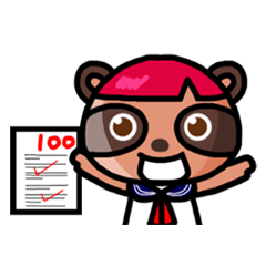 [LINEスタンプ] The Special Civet Cat Forces-Studentの画像（メイン）