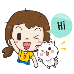 [LINEスタンプ] Nu Jerd and Jiewliew