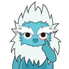 [LINEスタンプ] Yeti On The Way