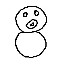 [LINEスタンプ] ∞の雪だるま