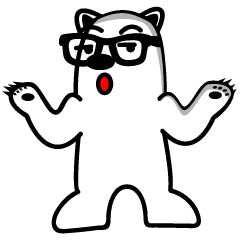 [LINEスタンプ] Fan Fan Polar Bear