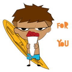 [LINEスタンプ] Khon Chon Buri