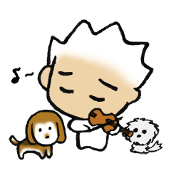 [LINEスタンプ] Mr.Soso ＆ His Dog Friends