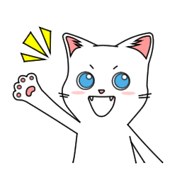 [LINEスタンプ] Friends cat, practical dialogue set.