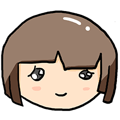 [LINEスタンプ] Bob cute girl