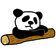 [LINEスタンプ] 【熊】パンダのパンちゃん。