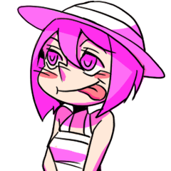 [LINEスタンプ] Shark Girl