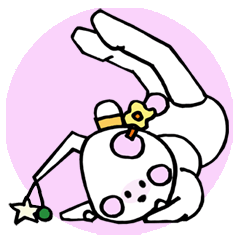 [LINEスタンプ] Dogsili - dreaming artist