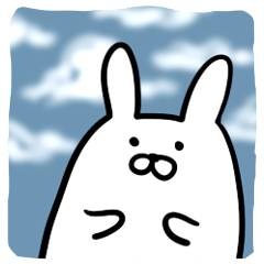 [LINEスタンプ] うさぎはみんな生きている