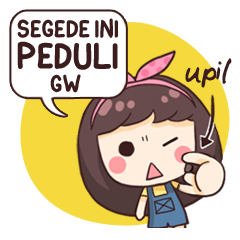 [LINEスタンプ] Cewek Aneh