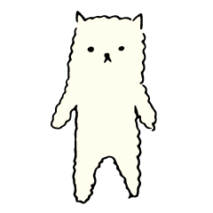 [LINEスタンプ] クマっぽいモコモコしたやつ