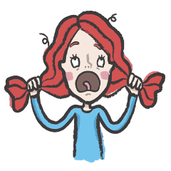 [LINEスタンプ] Ruby is Moody