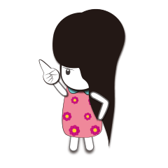 [LINEスタンプ] Flower Girl Everyday life