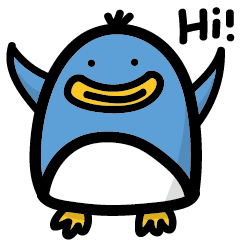 [LINEスタンプ] little penguin ho ho